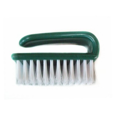 green plastic hand and nail cleaning brush